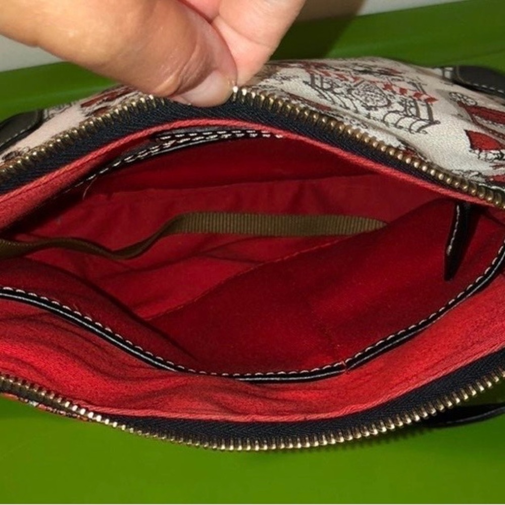Dooney & Bourke Crossbody Bag - Black, Red, and White - Picture 5 of 5